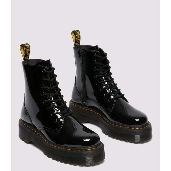 Dr. Martens Women´s 1460 Leather Lace Up Boots Shiny...